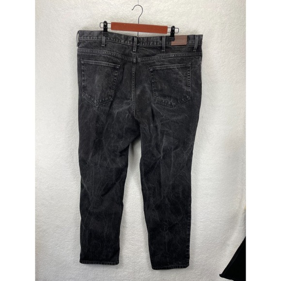 L.L. Bean Mens Double L Classic Fit Jeans 42x32 Black Straight Leg Cotton Denim - Picture 5 of 8